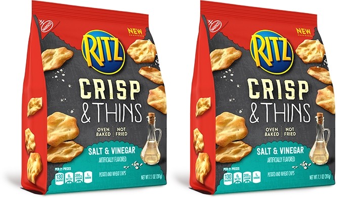 Mondelēz's new baked Ritz chips contain more fat than Lay's