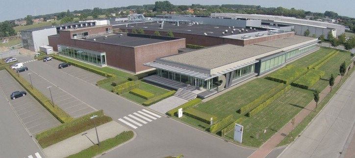 The factory in Maldegem, Belgium