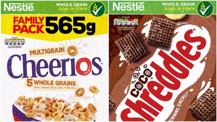 CLUSTERS Cereal Box - Nestle