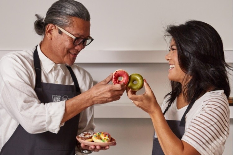 Iron Chef Morimoto launches DIY home baking mochi doughnut kit